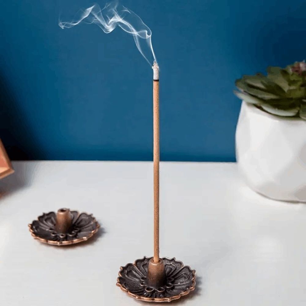 Mini Lotus Flower Incense Stick Burner Holder